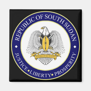 south sudan emblem magnet