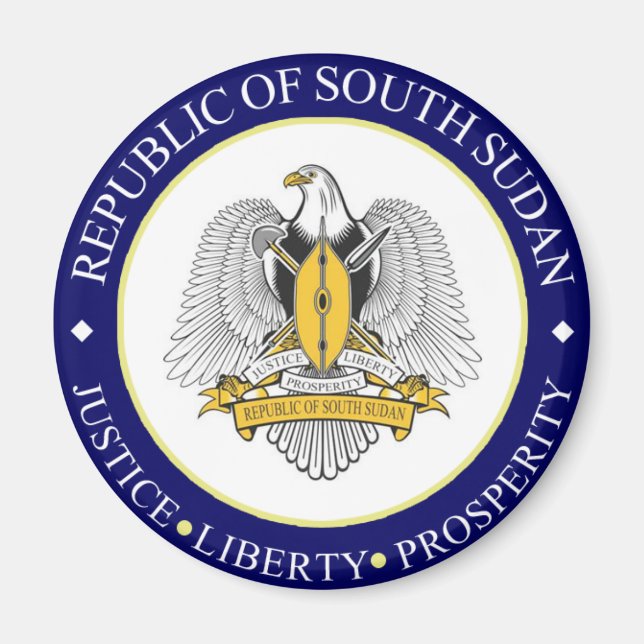 south sudan emblem magnet (Front)
