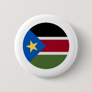 South Sudan Flag 2 Inch Round Button
