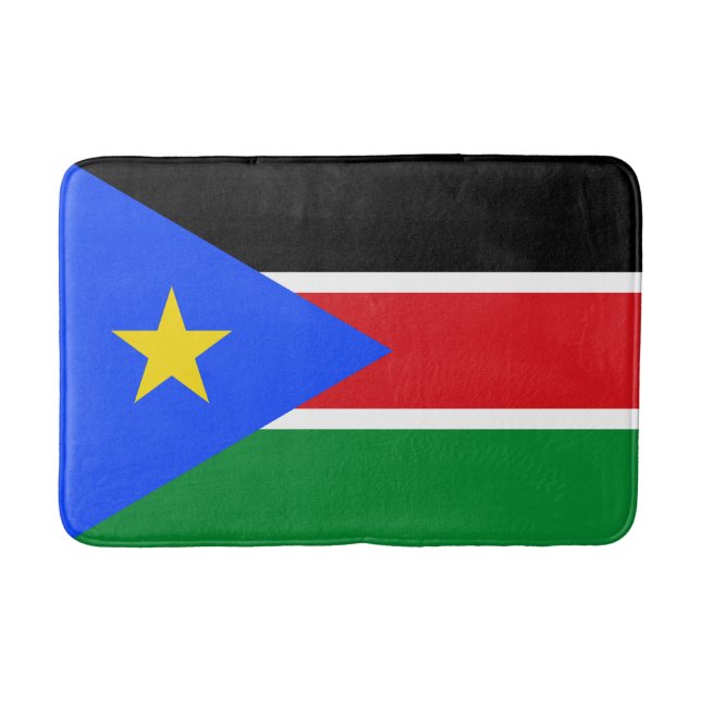 South Sudan Flag Bath Mat (Front)