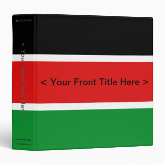 South Sudan Flag Binder