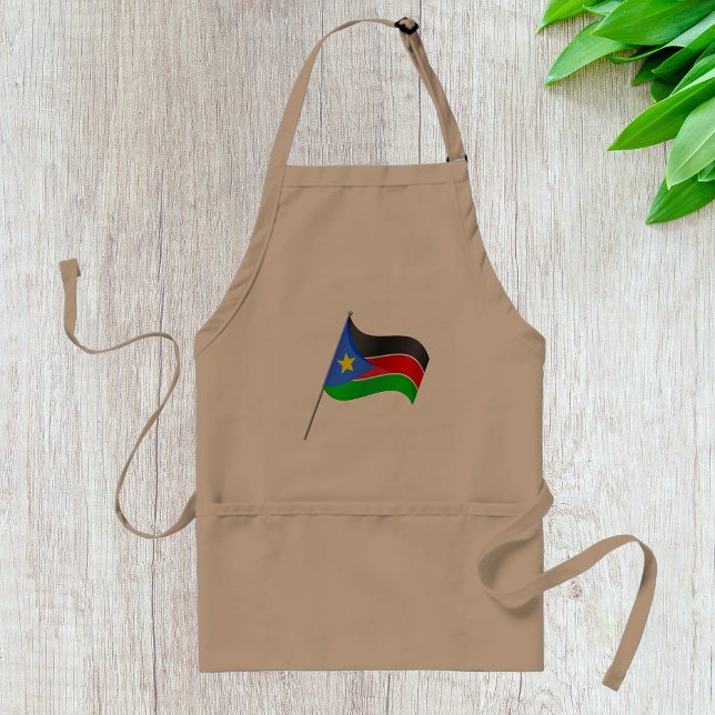 South Sudan Flag Country Colours Apron (Creator Uploaded)