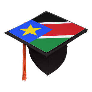 South Sudan Flag Graduation Cap Topper