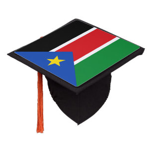 South Sudan Flag Graduation Cap Topper