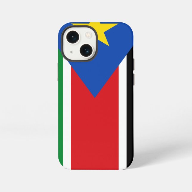 south sudan flag iPhone case (Back)