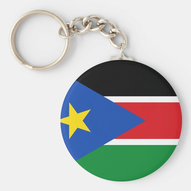 South Sudan Flag Keychain (Front)