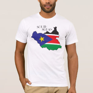 South Sudan Flag-Map Shirt