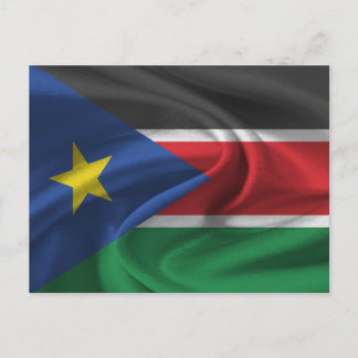 South Sudan Flag Postcard