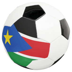 south sudan flag soccer ball