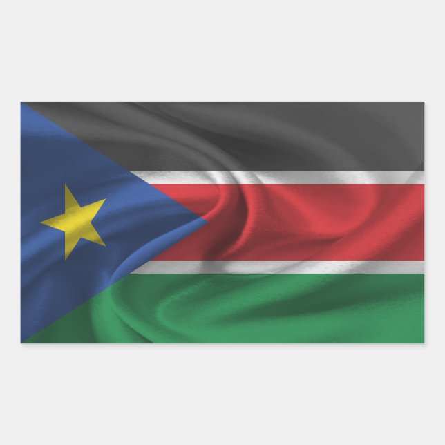 South Sudan Flag Sticker (Front)