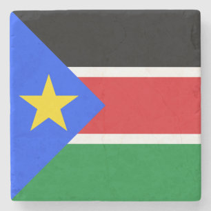 South Sudan Flag Stone Coaster