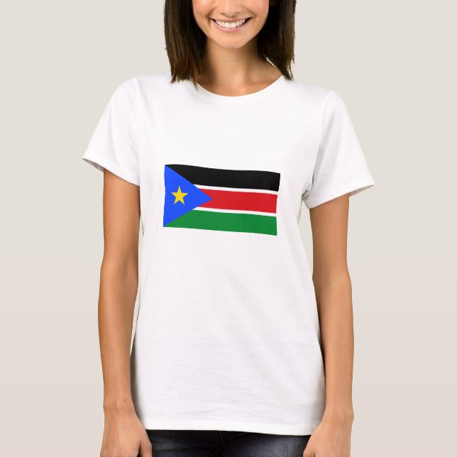 South Sudan Flag T-Shirt (Front)