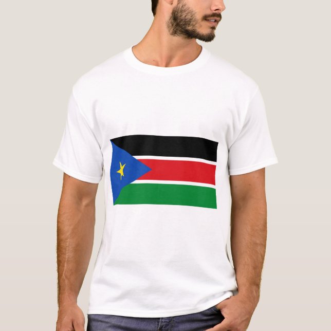 South Sudan Flag T-Shirt (Front)