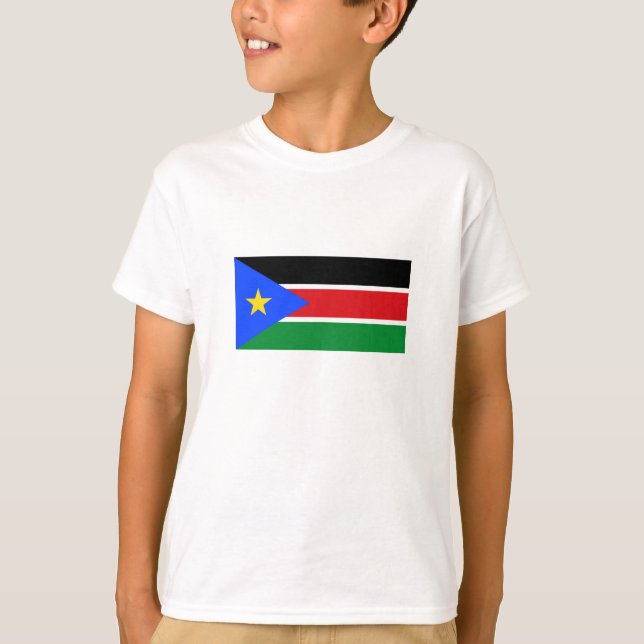 South Sudan Flag T-Shirt (Front)