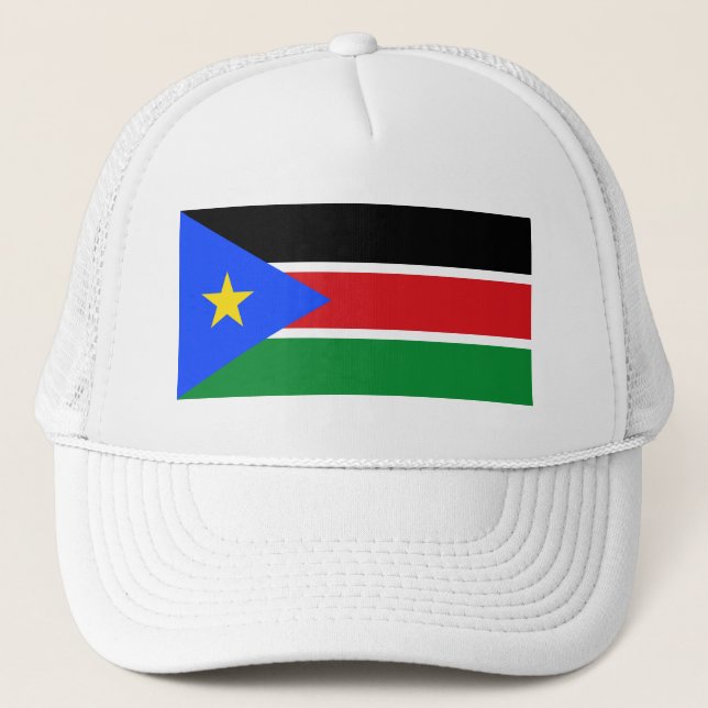 South Sudan Flag Trucker Hat (Front)