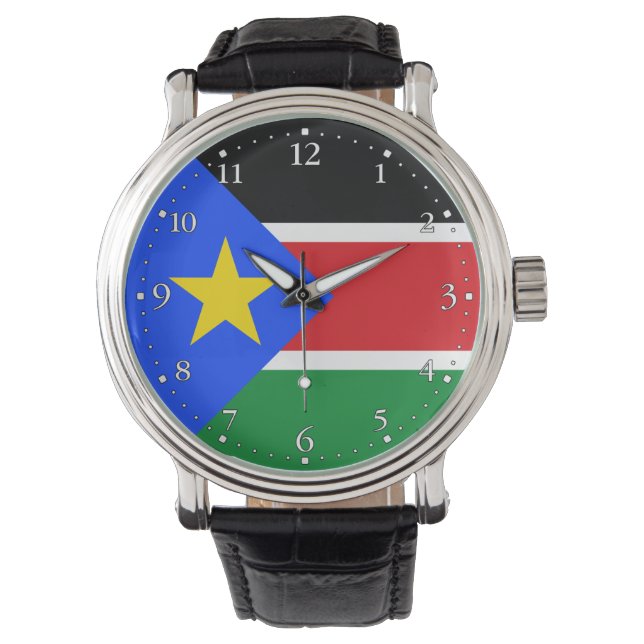 South Sudan Flag Watch (Front)