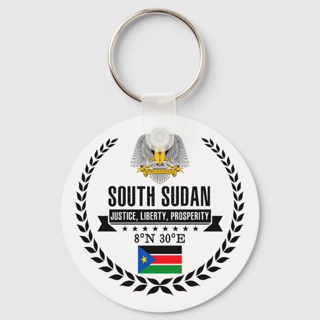 South Sudan Keychain (Front)