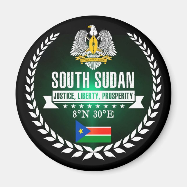 South Sudan Magnet (Front)