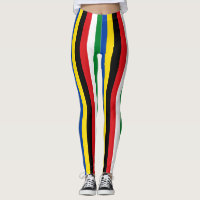 South Sudan National Flag Colours Vertical Striped