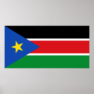 South Sudan National Flag Poster