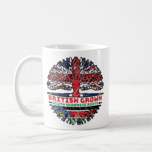 South Sudan South Sudanese British UK Tree Roots Coffee Mug