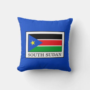 South Sudan Throw Pillow