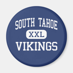 South Tahoe - Vikings - High - South Lake Tahoe Magnet
