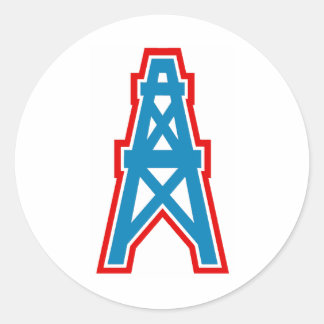 South Texas Youth Football League Alice Oilers Classic Round Sticker