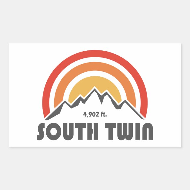 South Twin Mountain New Hampshire Sticker (Front)