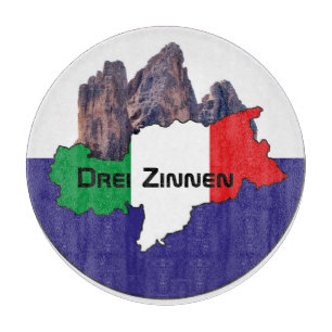 South Tyrol - Alto Adige - Italy - Italia Glasbret Cutting Board