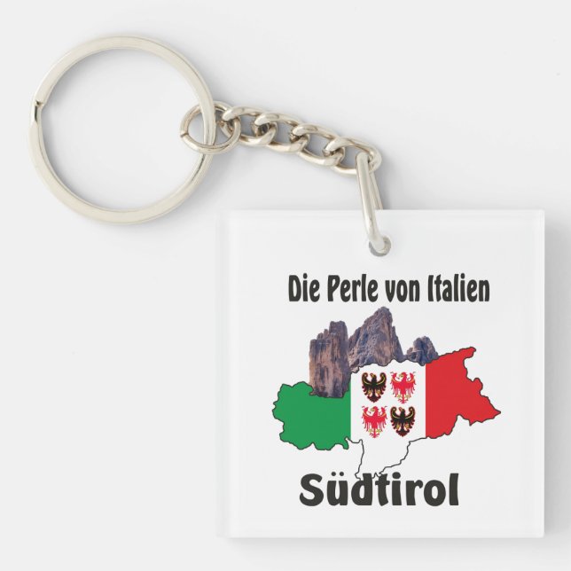 South Tyrol - Alto Adige - Italy key supporters Keychain (Front)