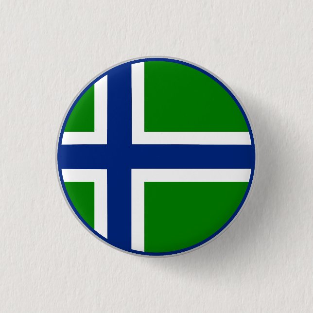 South Uist Flag 1 Inch Round Button (Front)