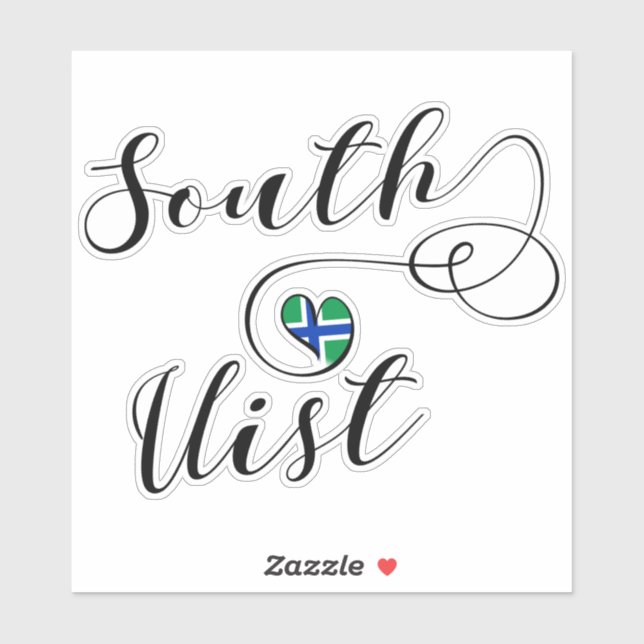 South Uist Flag Heart, Outer Hebrides (Sheet)