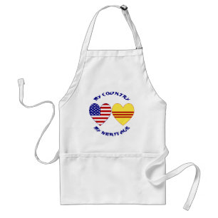 South Vietnam and USA Country Heritage Standard Apron