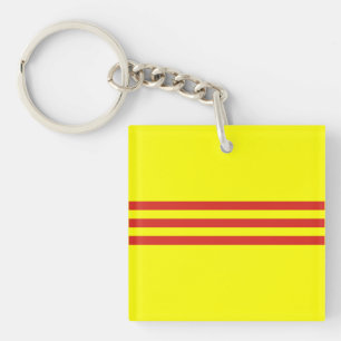 south vietnam flag keychain