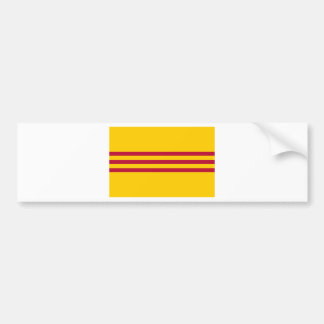 South Vietnamese Flag - Vietnam Cờ vàng ba sọc đỏ Bumper Sticker