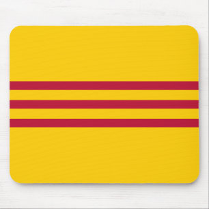 South Vietnamese Flag - Vietnam Cờ vàng ba sọc đỏ Mouse Pad