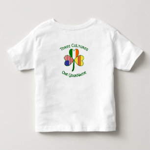 South Vietnamese Irish USA Flags Shamrock Personal Toddler T-shirt