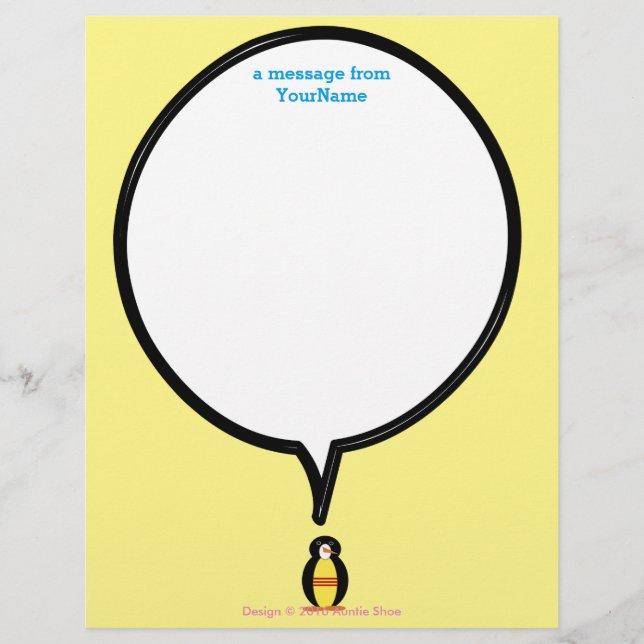 South Vietnamese Talking Ms Penguin Personalized (Front)