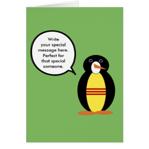 South Vietnamese Talking Ms Penguin Personalized