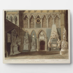 South View of Poet's Corner, plate 27 from 'Westmi Plaque