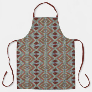 South West American Indian Style Patterned Art Apron