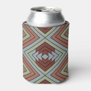 South West American Indian Style Patterned Art Can Cooler