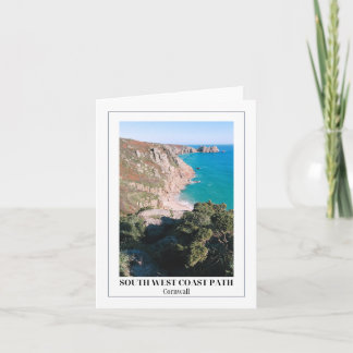 South West Coast Path, Porthcurno, Cornwall Card