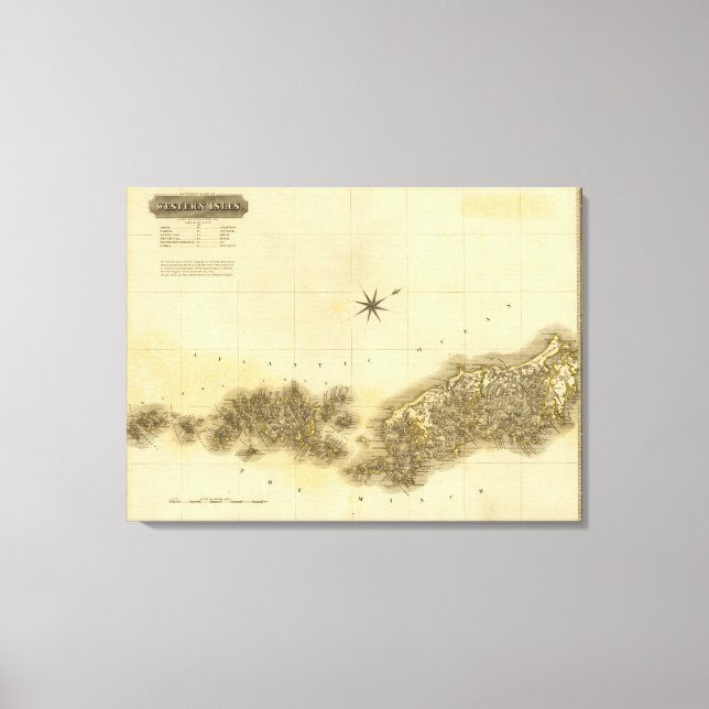 South Western Isles Canvas Print (Front)