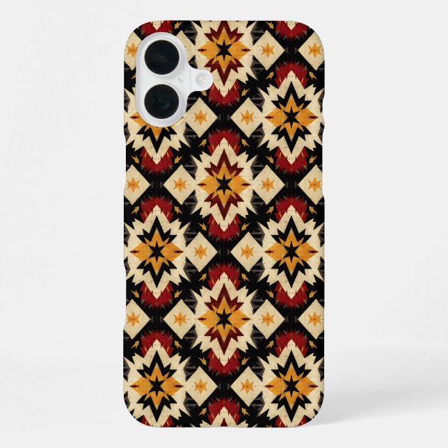 South Western tiled pattern  iPhone Case (Back)