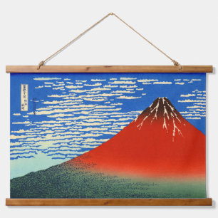 South Wind, Clear Sky Katsushika Hokusai 1830 Hanging Tapestry