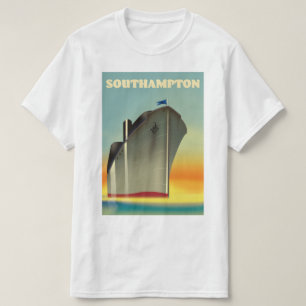 Southampton cruise liner travel poster T-Shirt