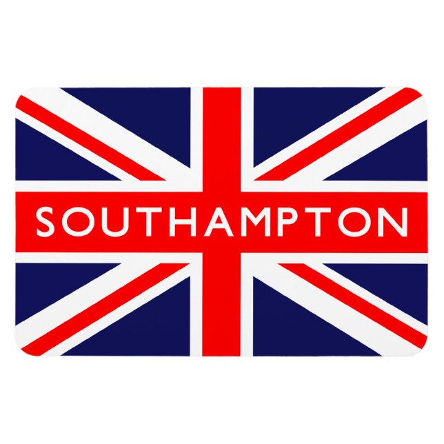 Southampton UK Flag Magnet (Horizontal)