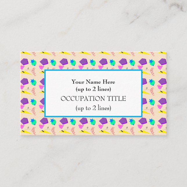 Southaven Throwback! Geometric Patterns 1 Business Card (Front)